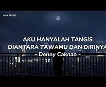 Hanyalah Debu Aku Lirik